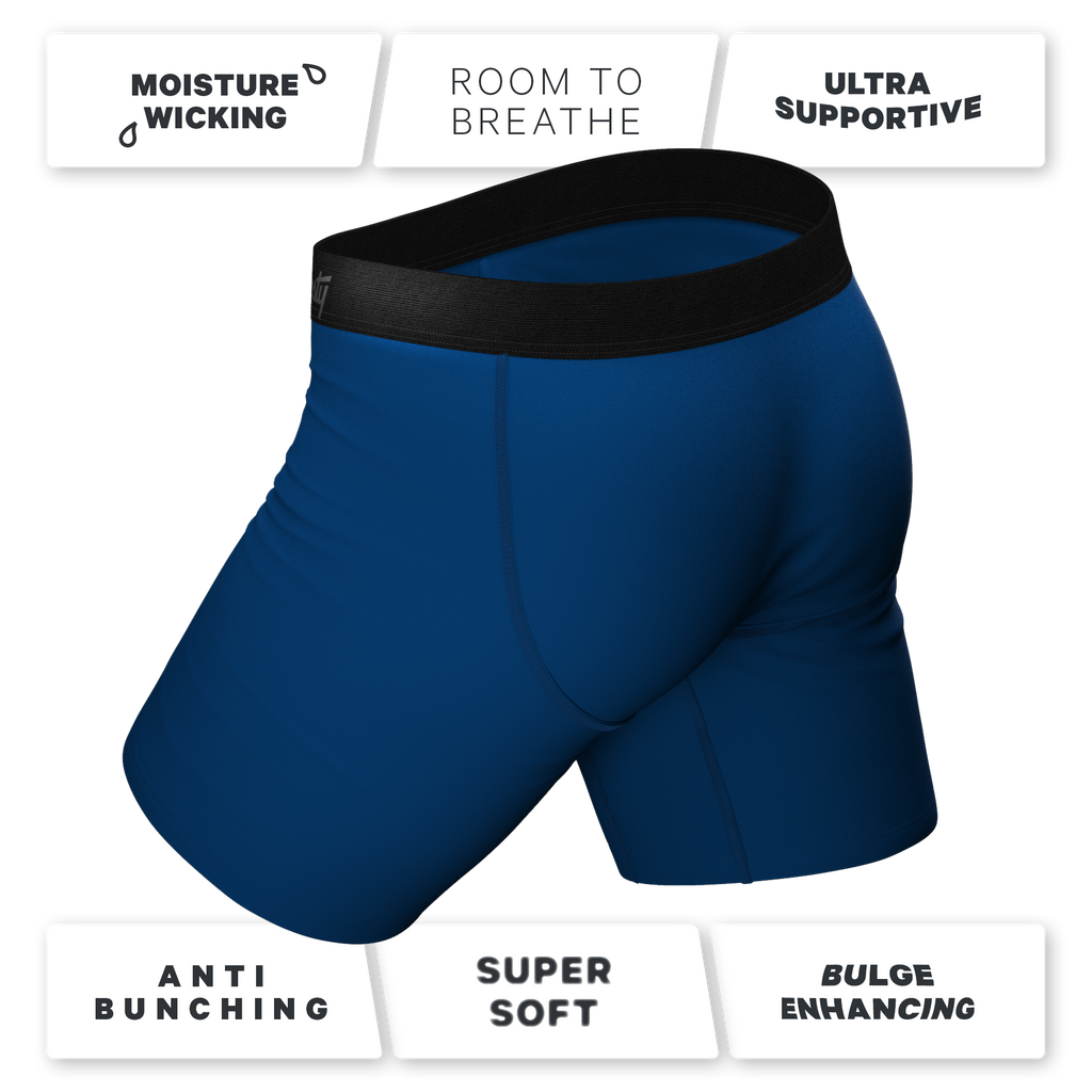 Men's long leg pouch underwear pack featuring an 8.5 inch inseam. Made from ultra-soft MicroModal material.