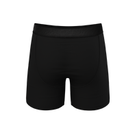 Black Boxer Briefs with Ball Hammock® Pouch for intense situations.