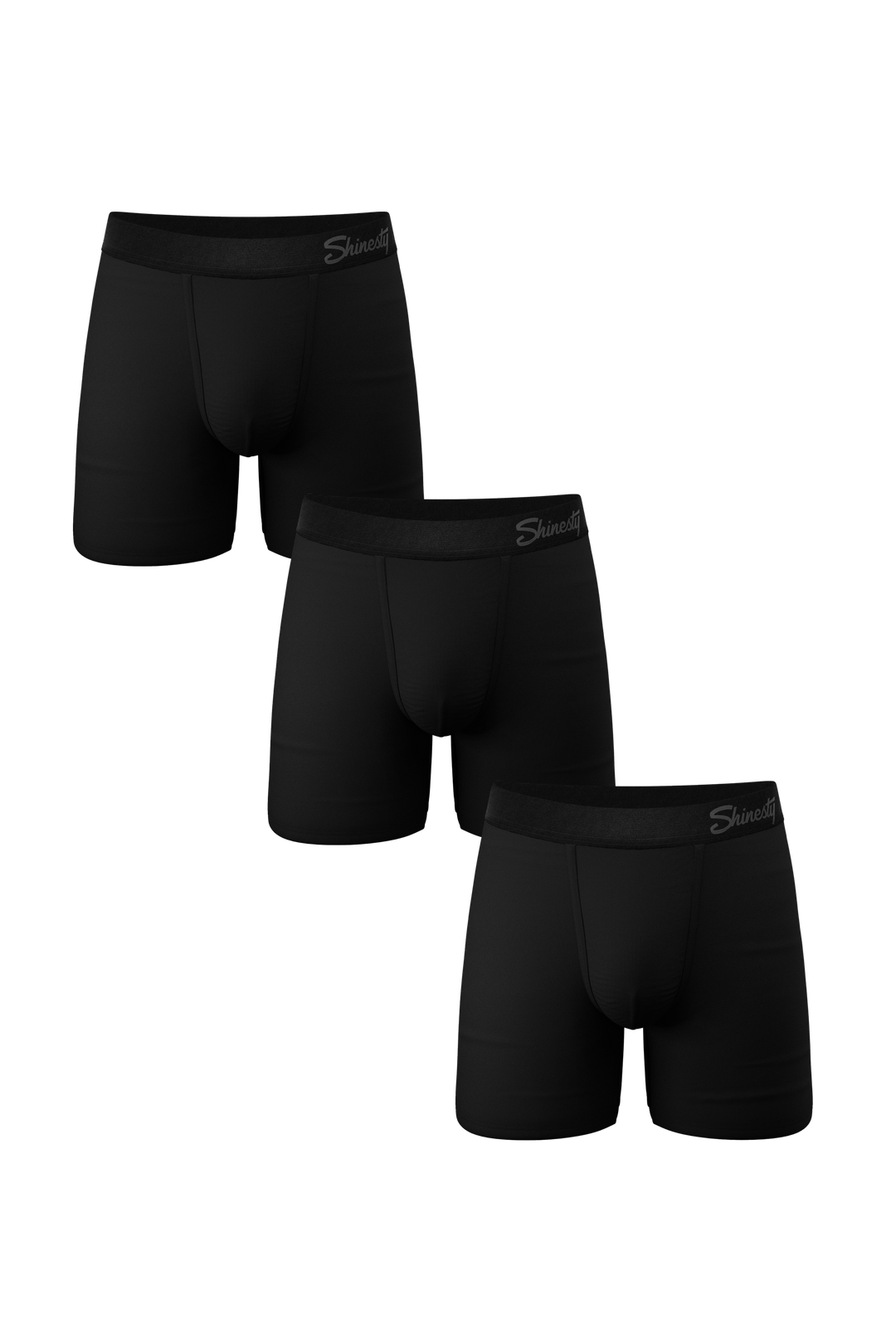 Black Boxers With Fly 3 Pack | The Zero Shades of Grey