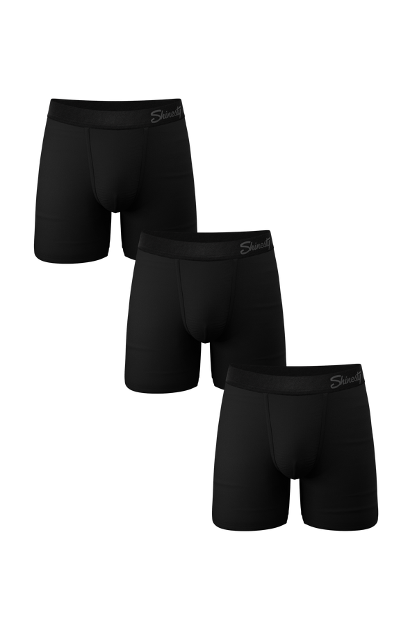 The Zero Shades of Grey | Black Ball Hammock® Pouch Underwear 3 Pack