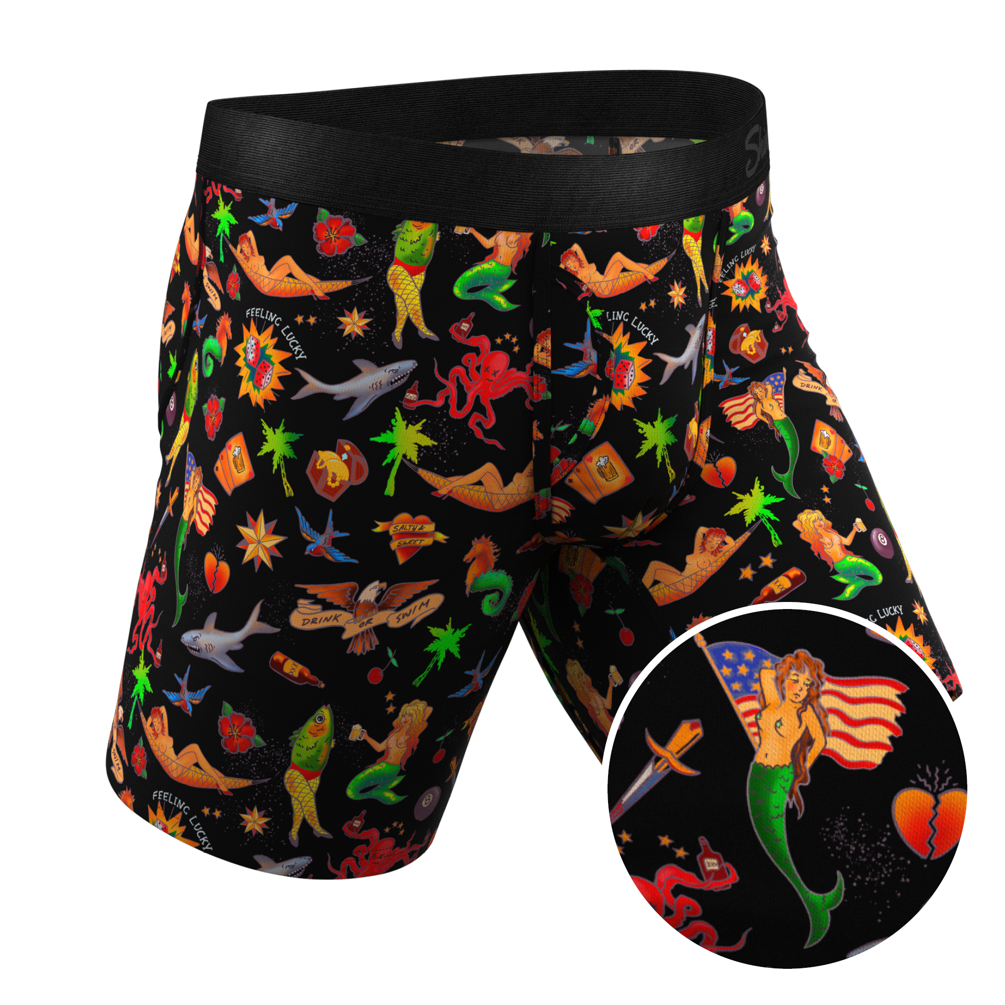 Shinesty Tight Ship Sailor Boxer Briefs