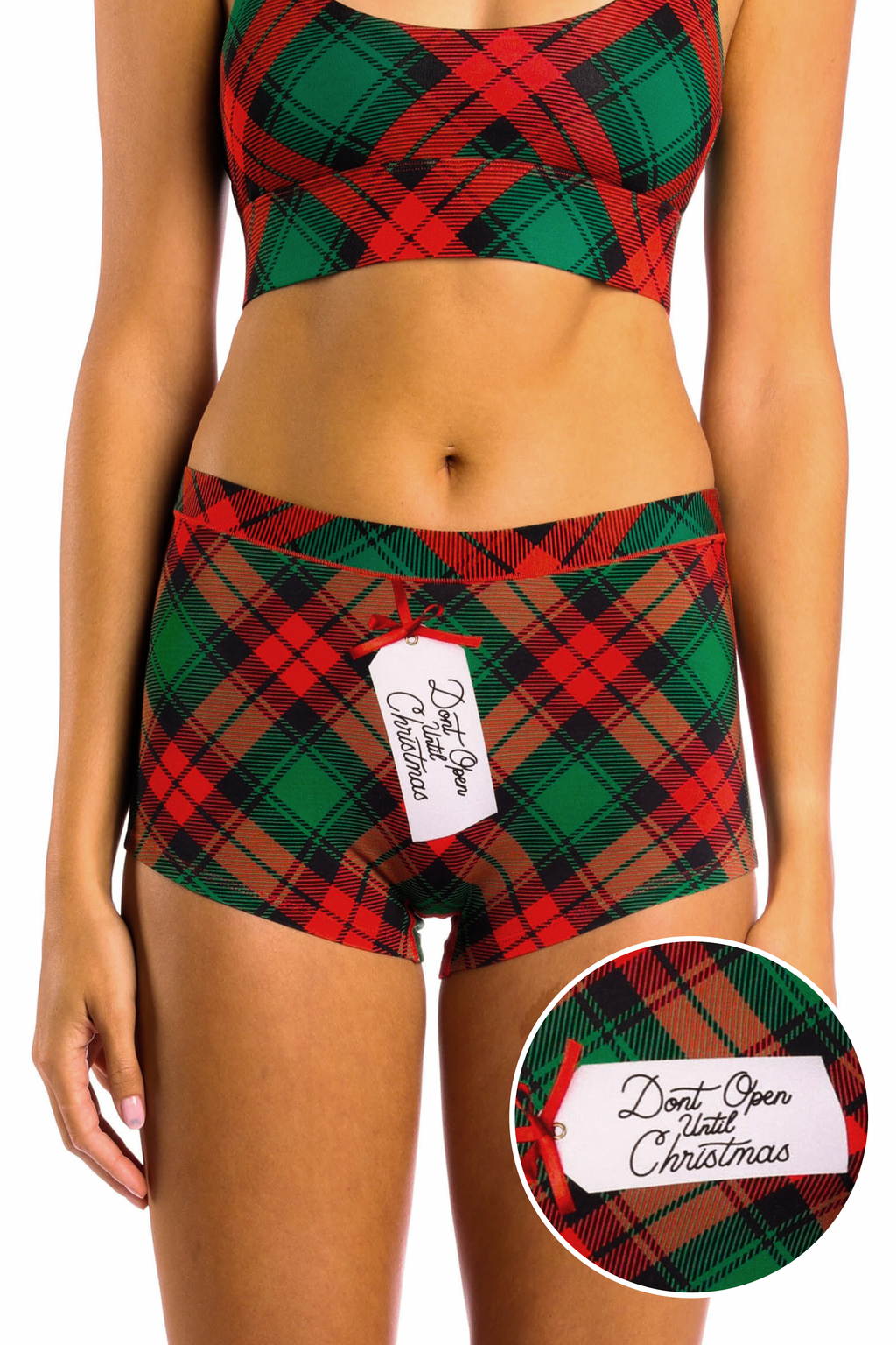 The Under the Mantel | Christmas Gift Modal Boyshort Underwear