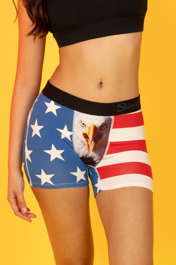 The Mascot | American Flag Women’s Boxers Product Image