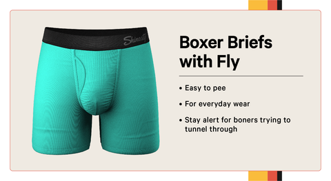 boxer brief with fly