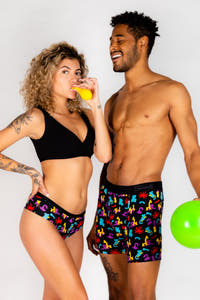 couples matching balloon animal underwear