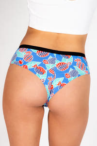 red white and blue pineapple underwear