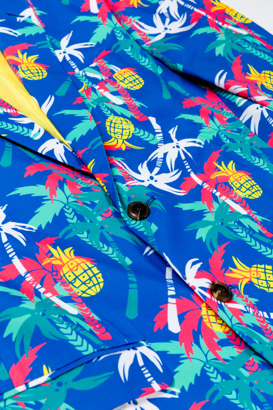 Palm Trees and Pineapples Tropical Blazer | The Date Night Delight