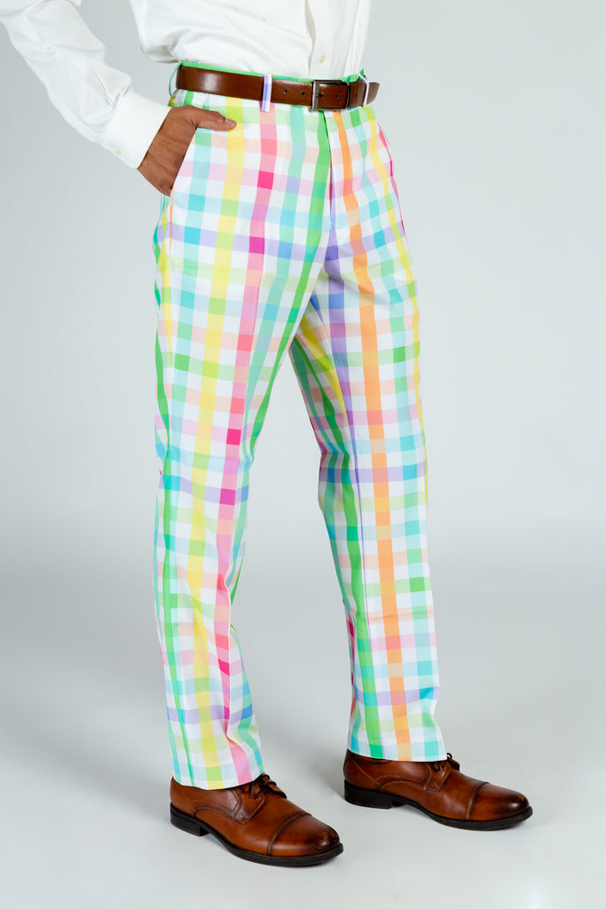 Derby Pastel Plaid Prep Pants | The Savannah Swinger