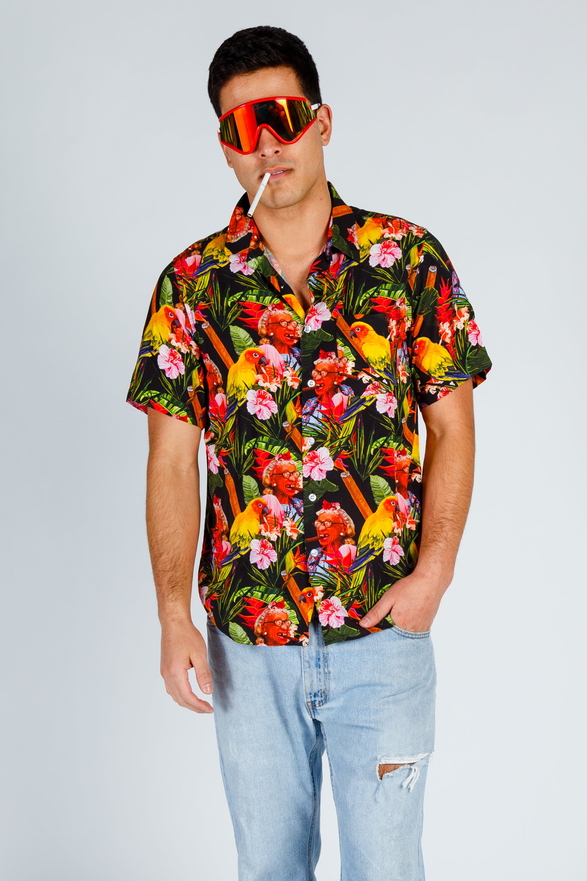 Men's Cuban Cigar Hawaiian Shirt | Fidel's Granny