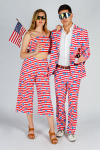 Matching couples USA outfit