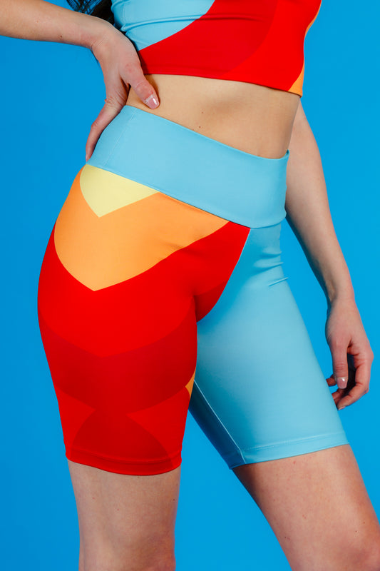 retro bike shorts