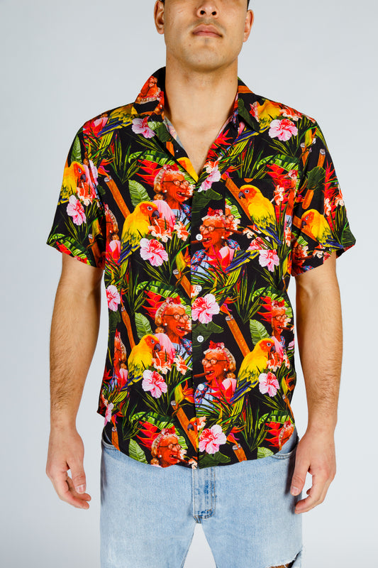 Men's Cuban Cigar Hawaiian Shirt | Fidel's Granny