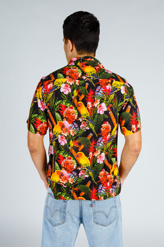 Men's Cuban Cigar Hawaiian Shirt | Fidel's Granny