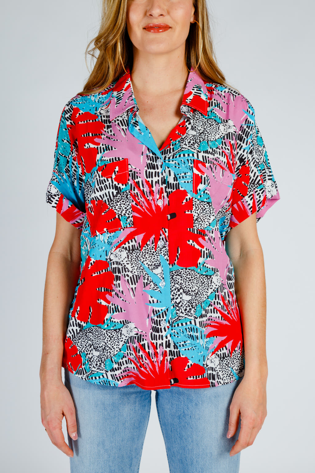 Ladies party hawaiian shirt