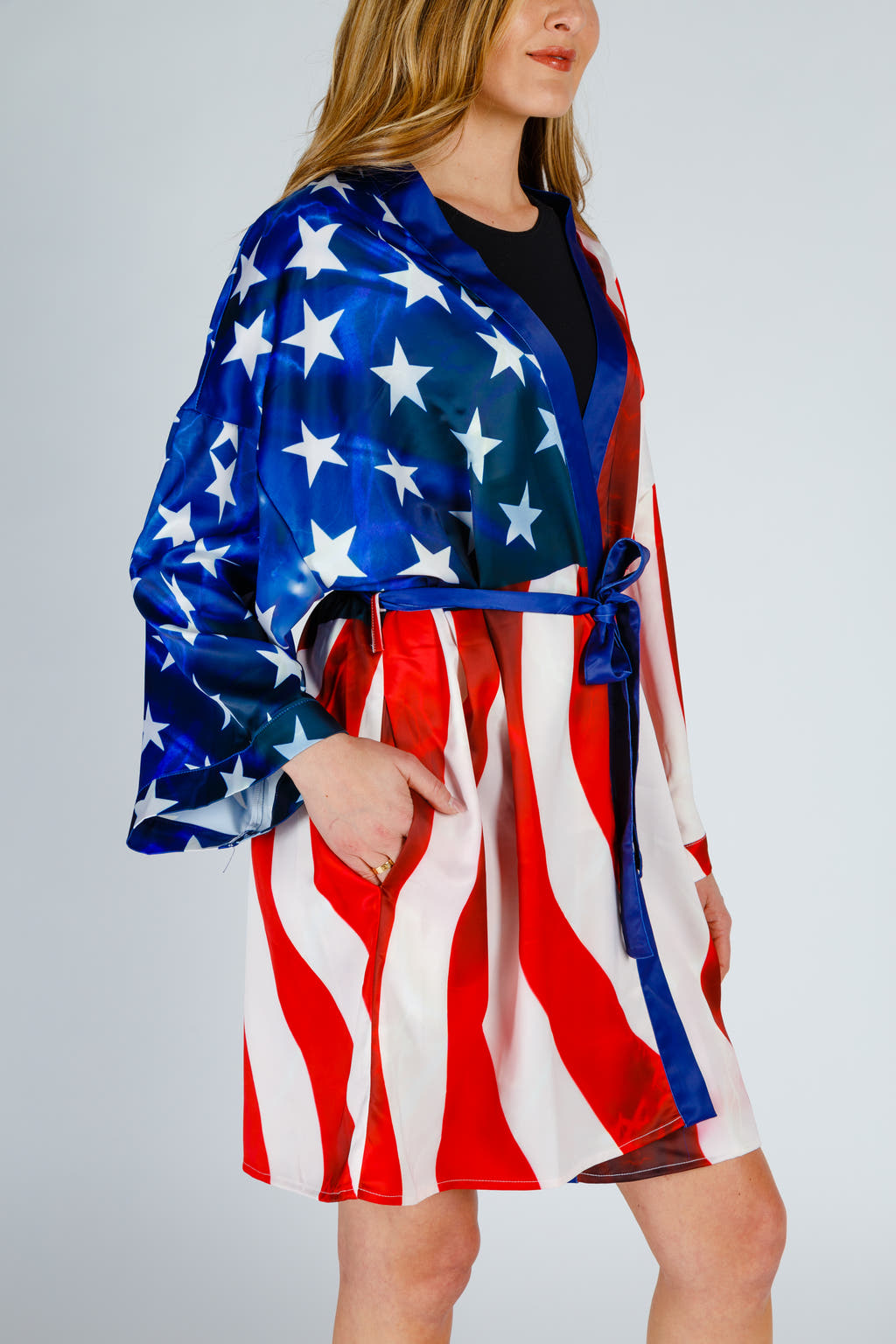 usa eagle kimono ladies unisex