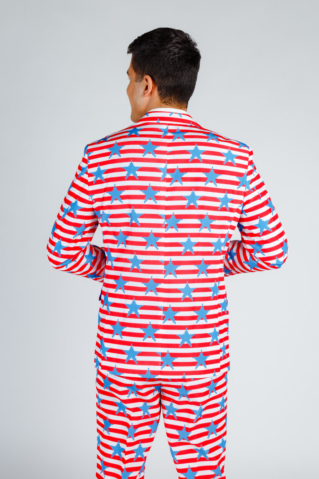 USA Big Knit Printed Party Suit | The Nautical Lad