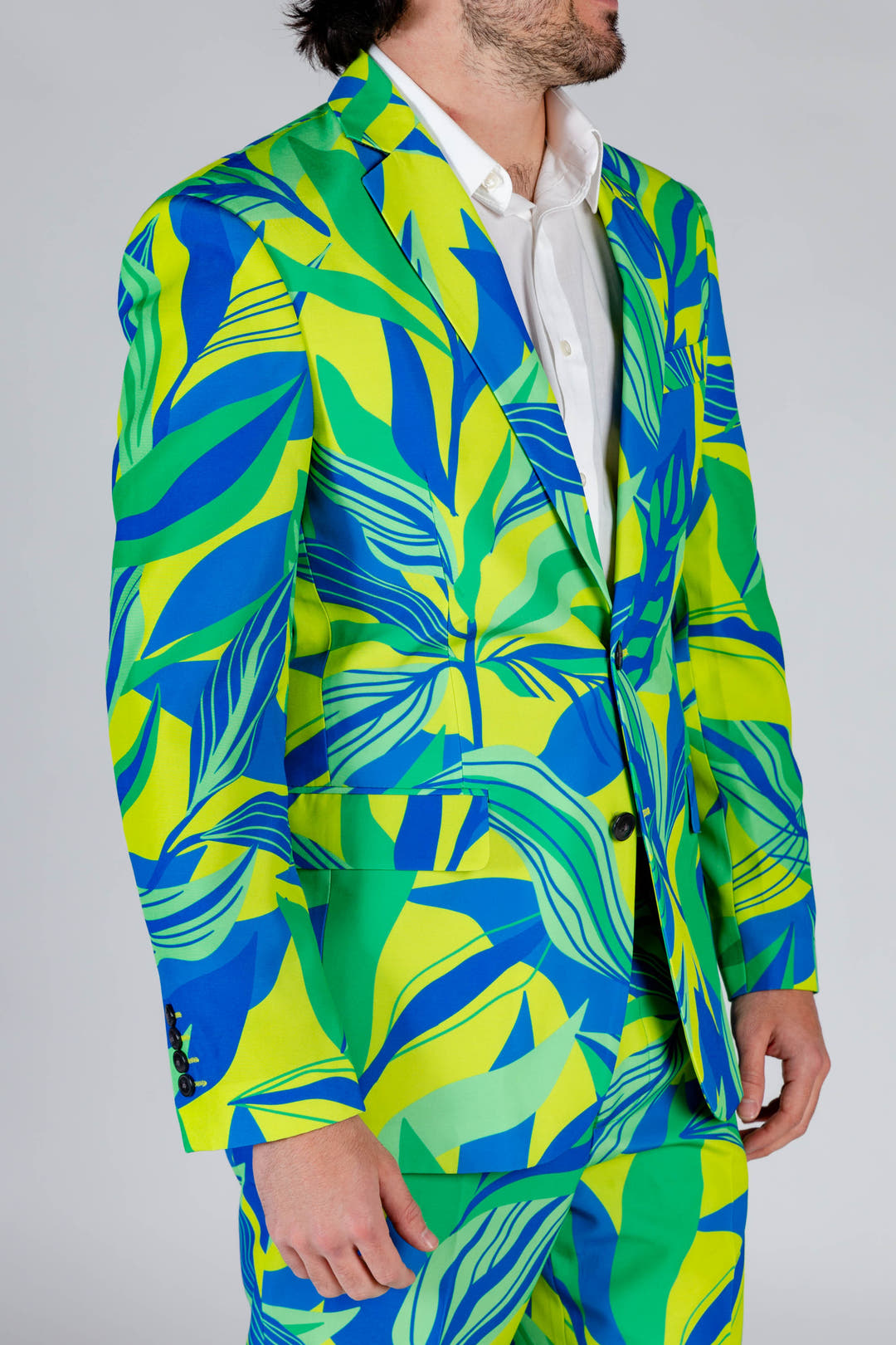 Neon Leaves Suit | The Rum & Sprite