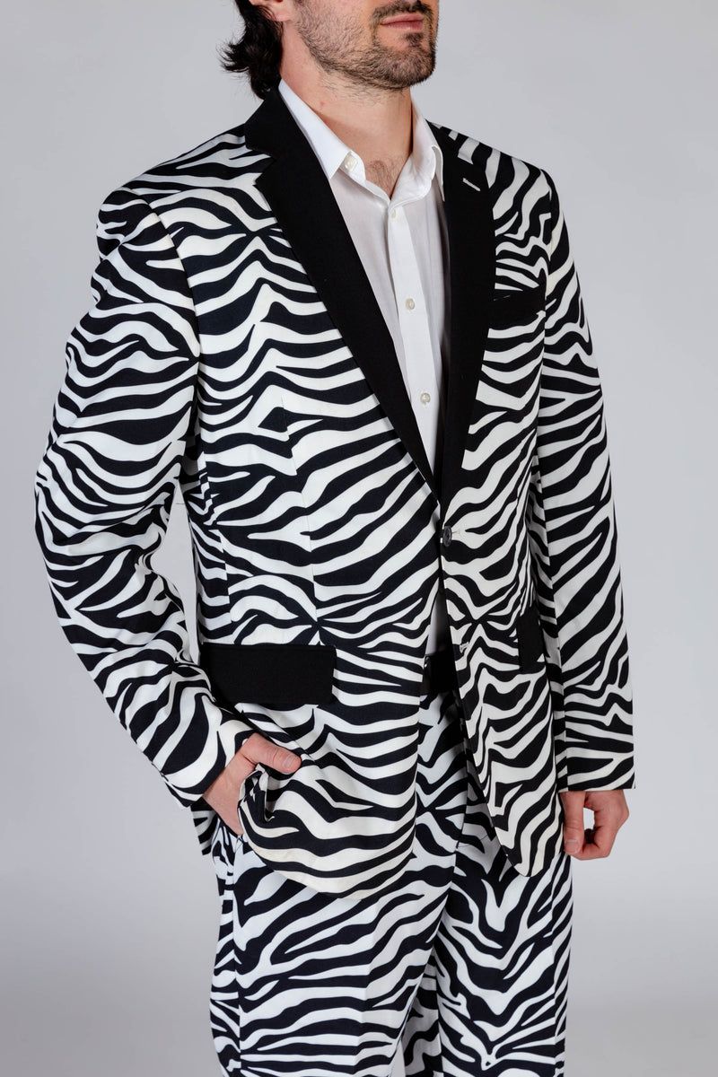 Zebra Stripe Suit Jacket | The In The Black Zebra Suit