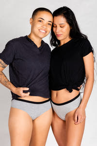 gray couple underwear