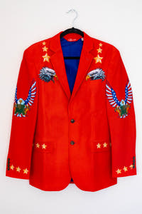 Men's patriotic blazer