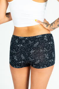 funny glow in the dark boyshort underwear for women