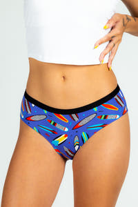 The Locals Only | Retro Surfboard Modal Cheeky Underwear