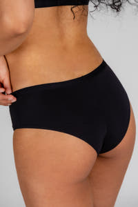 plain black underwear for women