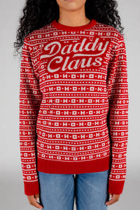 the daddy claus holiday sweater