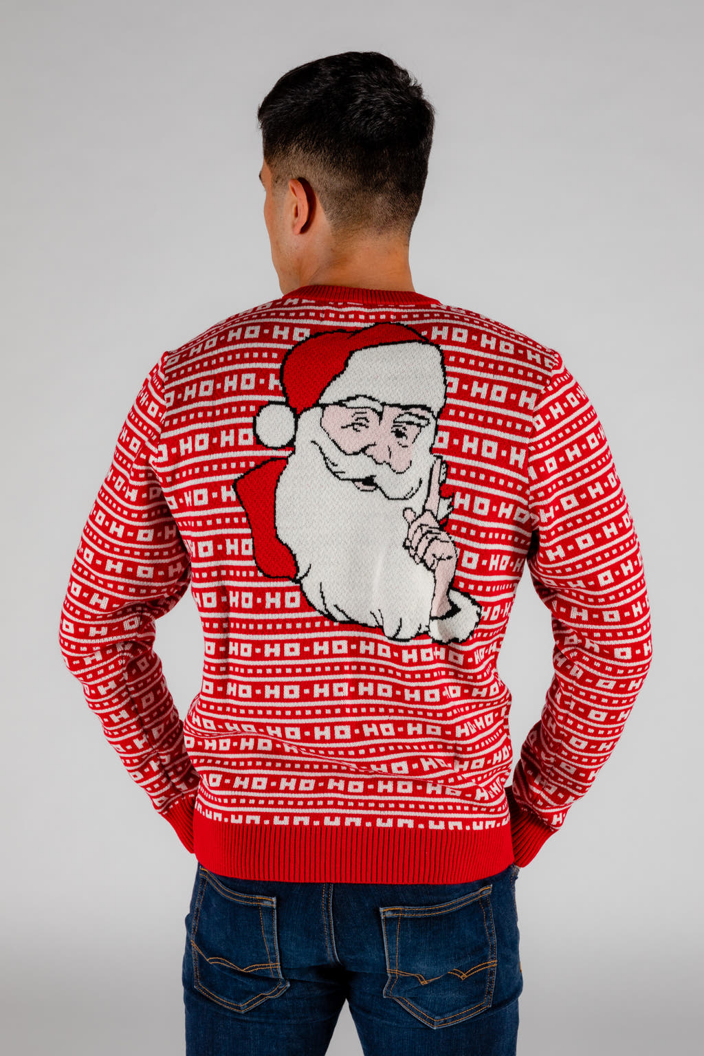 ugly sweater party outfit santa