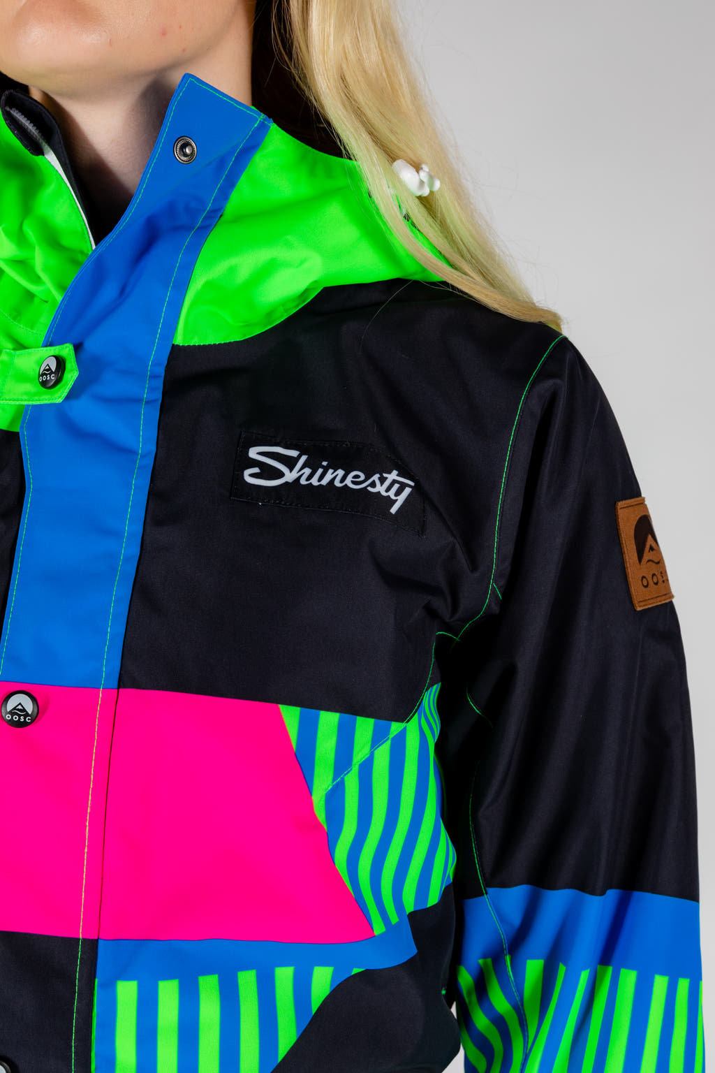 retro solid color ski suit