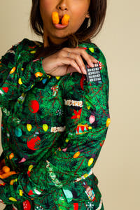 Sexy Christmas Pajama Top for Women