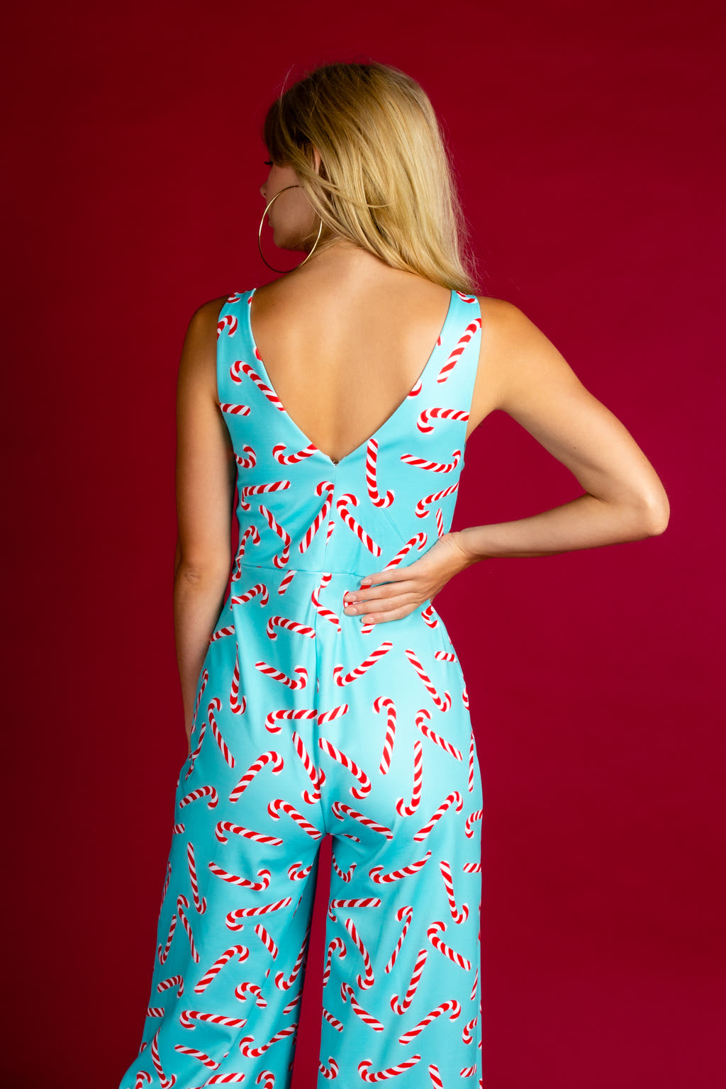 sexy winter party jumpsuit