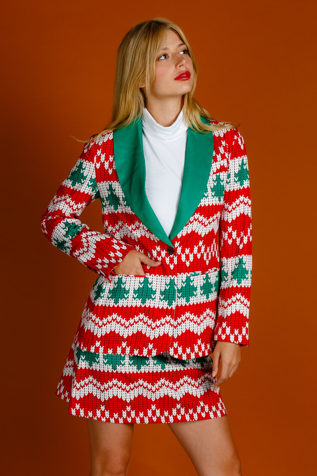 women's christmas blazer