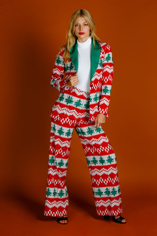 womens christmas suit