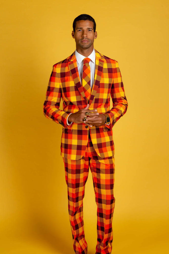 Thanksgiving Plaid Blazer That 70s Suit