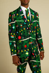 Ugly Christmas sweater suit for men