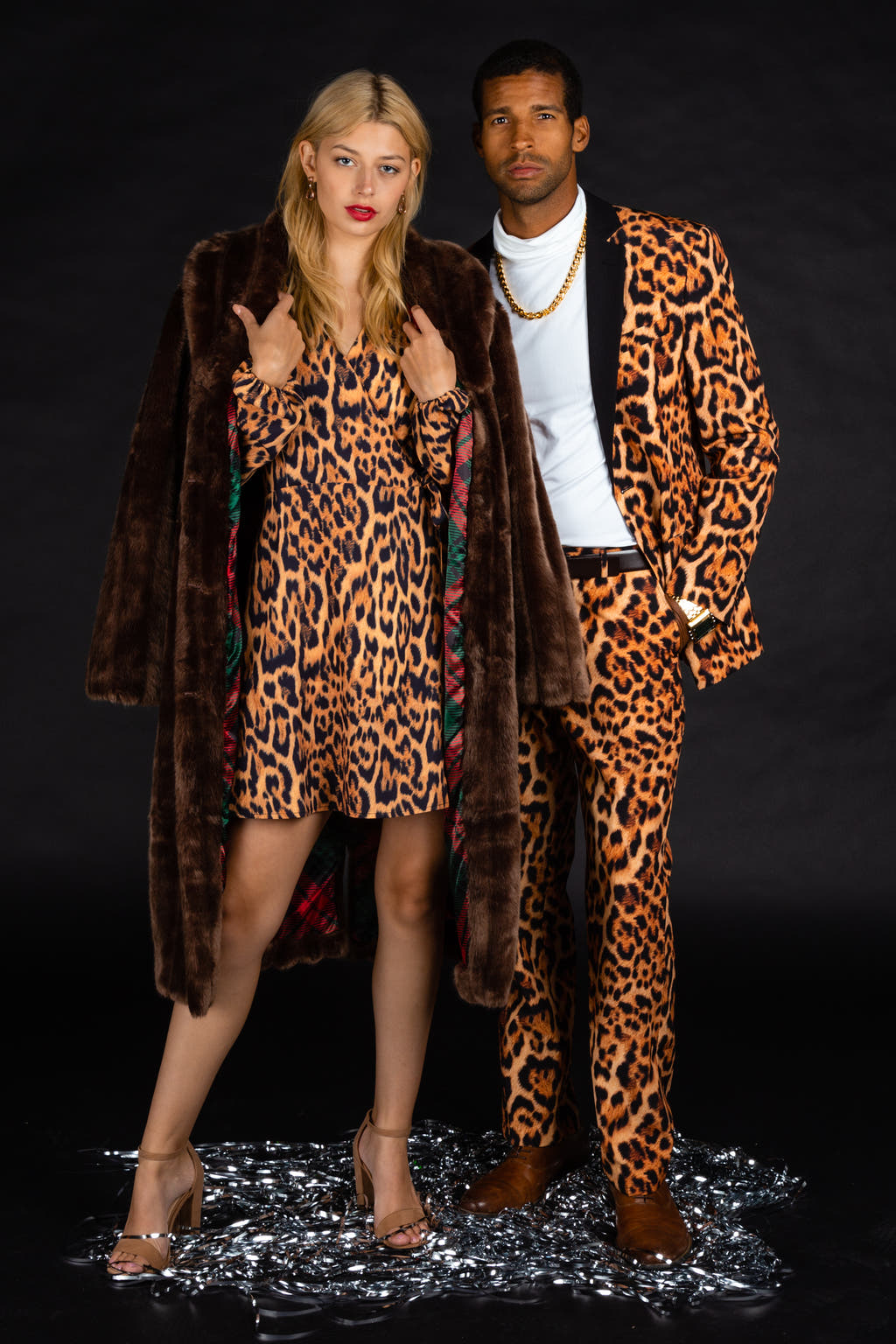 The fastest finishers leopard print suit and dress