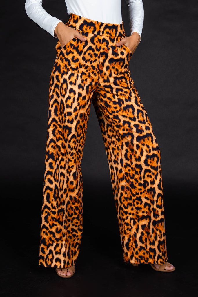 Women's Leopard Print Pants | The Fastest Finishers