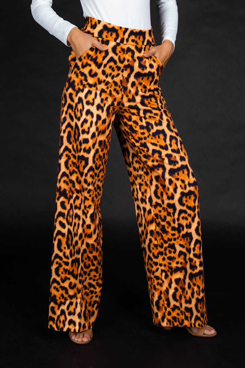 Womens Leopard Print Pants The Fastest Finishers