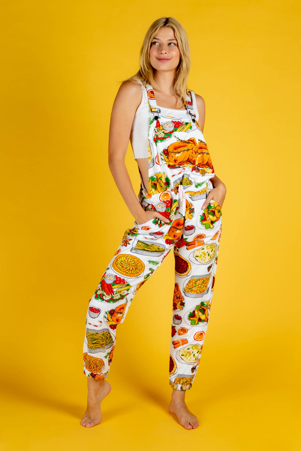 Women's Thanksgiving Pajamaralls