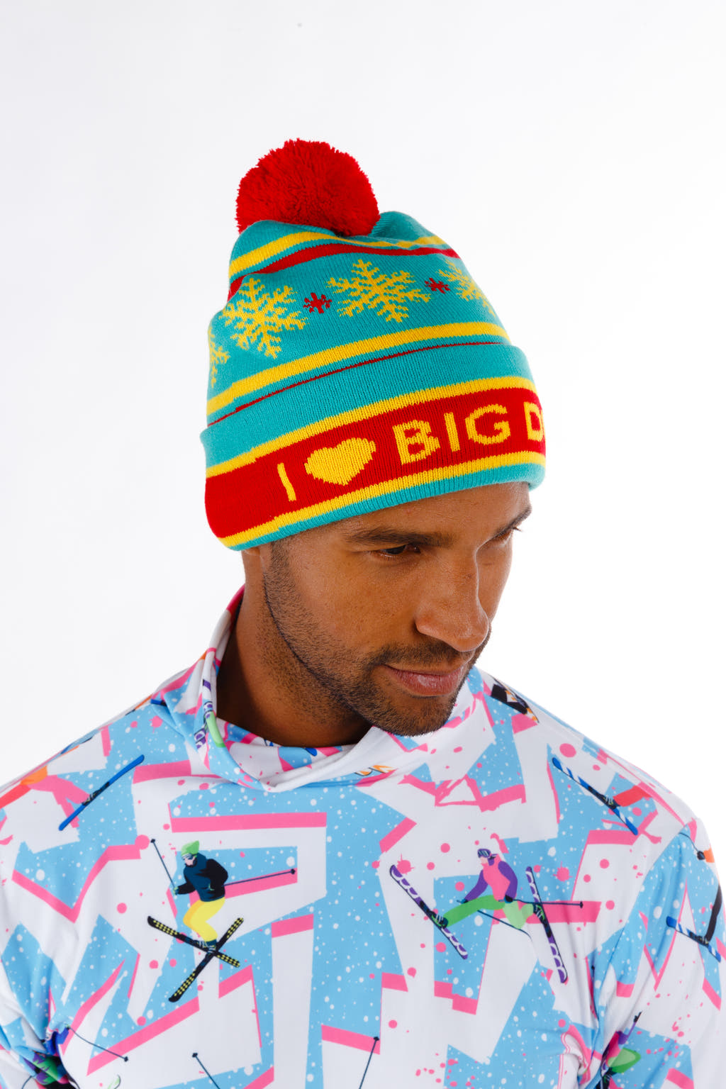 I love big dumps vintage puff ball beanie for men and women