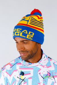 Mens Retro Ski Beanie