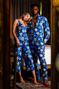 Snowflake Christmas Matching Jumpsuit