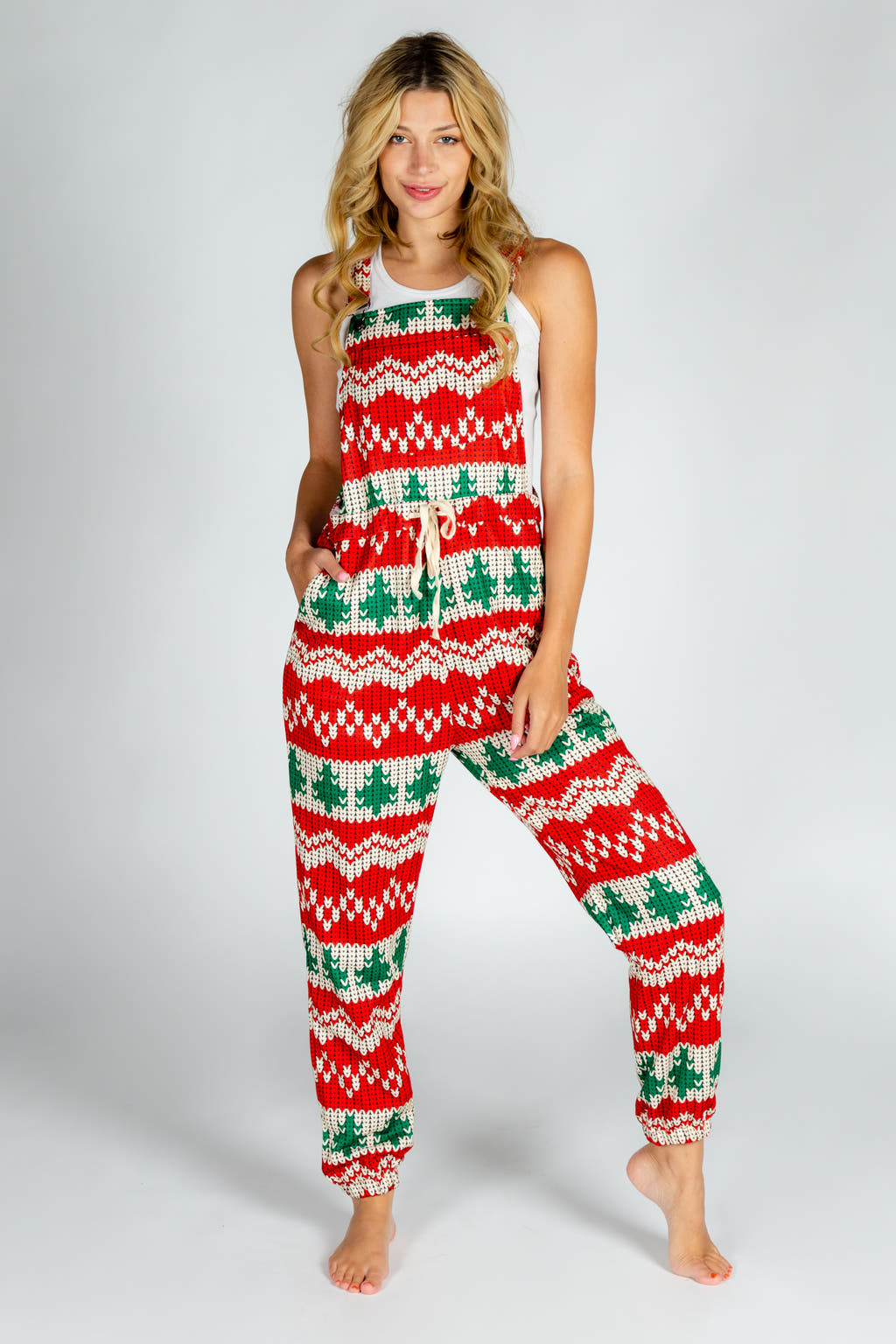 The Red Ryder | Womens Christmas Pajamaralls