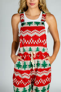 Womens red ryder christmas pajamaralls