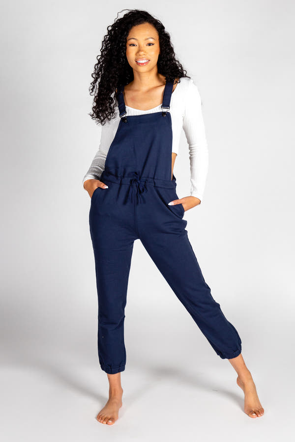 The Fuzzy Naval | Navy Women's Pajamaralls