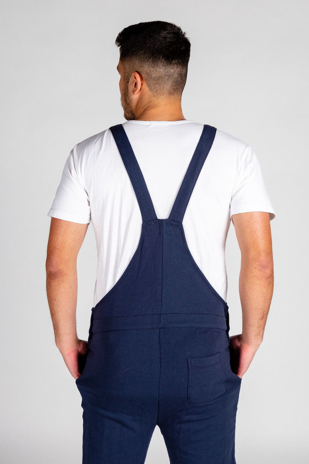 Navy Pajamaralls for men