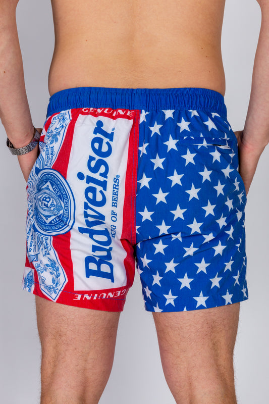 budweiser swim trunks