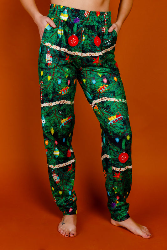 christmas jogger pajama pants