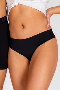 The Threat Level Midnight | Black Seamless Thong